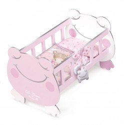 Berço Madeira Balencé de Bonecas Magic María DeCuevas Toys 55134