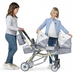 Carro de Bonecas Pipo Gemelar Grande DeCuevas Toys 80347 | DeCuevas Toys