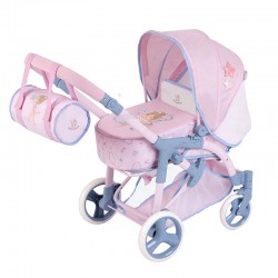 Carrinho Gala 3x1 com mala de Bonecas DeCuevas 81651
