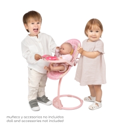 Trona Baloiço 3 em 1 para Bonecas Honey DeCuevas 51570 | DeCuevas Toys