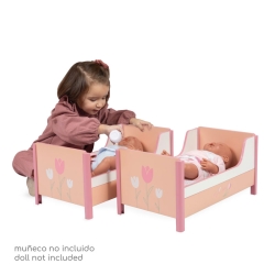 Beliche Convertível em Madeira para Bonecas Tulipe com Colchão DeCuevas 54274 | DeCuevas Toys