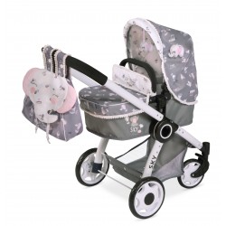 Carro de Bonecas Dobrável Sky 3x1 DeCuevas Toys 80535
